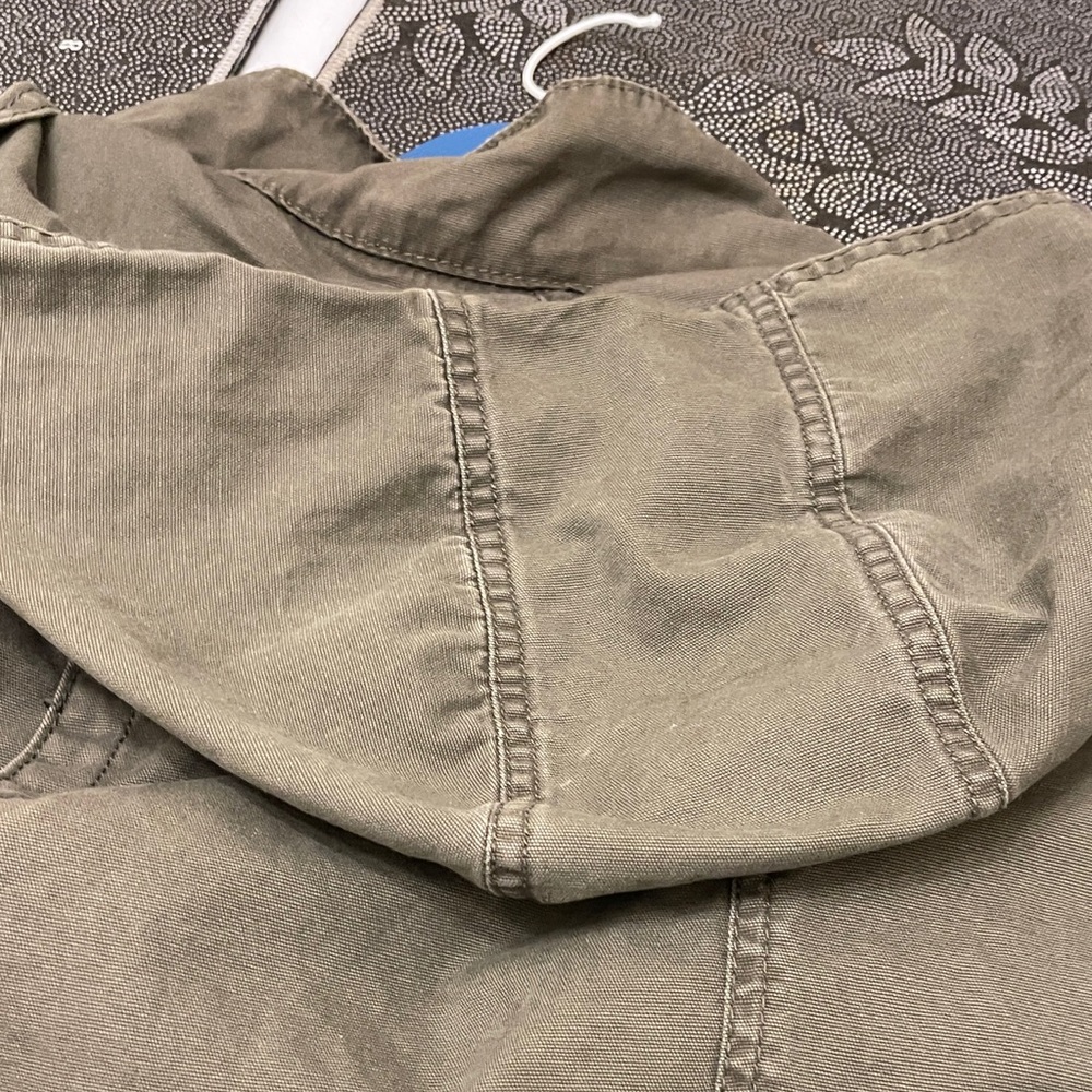 Ava & Viv Olive Hooded Utility Jacket - Picture 8 of 10
